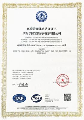 Environmental management system certification